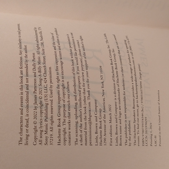 RUN, ROSE, RUN hardback book by Dolly Parton and James Patterson 1st Ed, 1st Pri - Picture 3 of 5